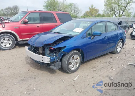 2015 Honda Civic Lx из США, поврежденный, VIN 19XFB2F54FE014776